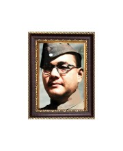 Sri Netaji Subhas Chandra Basu Digital Print Photo 6.7x8.7 inches  (I24) - Vibrant Religious Wall Art for Home or Office Decor.