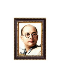 Sri Netaji Subhas Chandra Basu Digital Print Photo 6.7x8.7 inches  (I24) - Vibrant Religious Wall Art for Home or Office Decor.