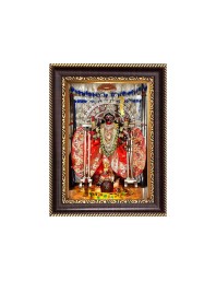 Dakhineswar Ma Kaali Digital Print Photo 6.7x8.7 inches  (I24) - Vibrant Religious Wall Art for Home or Office Decor.