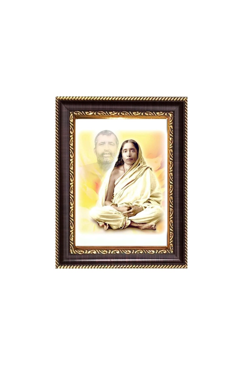 Maa Sarada Digital Print Photo 6.7x8.7 inches  (I24) - Vibrant Religious Wall Art for Home or Office Decor.
