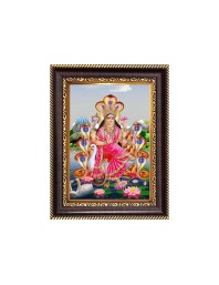 maa Manasha Digital Print Photo 6.7x8.7 inches  (I24) - Vibrant Religious Wall Art for Home or Office Decor.