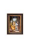 Maa Yoshada & Baby Krishna Digital Print Photo 6.7x8.7 inches  (I24) - Vibrant Religious Wall Art for Home or Office Decor.