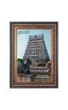 Chidambaram Natraja Temple Photo Photo - Brown Color Frame, 10x14 Inch | Premium Quality Print |  Perfect for Home and Office Wall Decoration