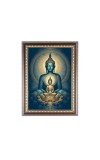 Lord Buddha Photo Frame - 10x14 Inches, Brown Wooden Frame for Home , Office & Temple Decoration Lord Buddha Photo Frame - 10x14 Inches, Brown Wooden Frame for Home , Office & Temple Decoration