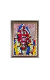 Maa Tara Photo Frame - 10x14 Inches, Brown Wooden Frame for Home , Office & Temple Decoration