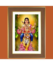 Ayyappa swamy Photo Frame  10x14 Inches-Brown Wooden Frame for Home , Office & Temple Decoration and Gifting
