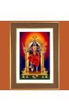Bhadrakali Photo Frame  10x14 Inches-Brown Wooden Frame for Home , Office & Temple Decoration and Gifting