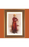 Vivekananda Photo Frame  10x14 Inches-Brown Wooden Frame for Home , Office & Temple Decoration and Gifting
