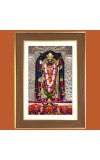 God Sri Rama Photo Frame  10x14 Inches-Brown Wooden Frame for Home , Office & Temple Decoration and Gifting