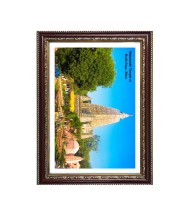 Mahabodhi Temple at Bodh Gaya , Bihar  Photo Frame, {size} Inches Beautiful Framed Wall Art of Mahabodhi Temple at Bodh Gaya , Bihar  Photo Frame, 10x14 Inches Beautiful Framed Wall Art of Mahabodhi Temple at Bodh Gaya , Bihar  Photo Frame, {size} In