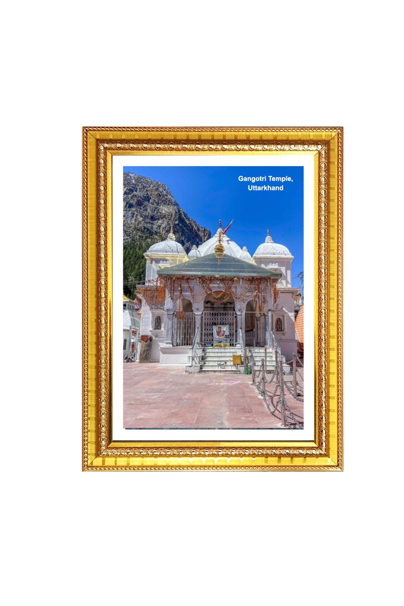 Gangotri Temple, Uttarkhand  Photo Frame, {size} Inches Beautiful Framed Wall Art of Gangotri Temple, Uttarkhand  Photo Frame, 10x14 Inches Beautiful Framed Wall Art of Gangotri Temple, Uttarkhand  Photo Frame, {size} Inches Beautiful Framed Wall Art