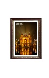 Gurudwara Gurudwara Golden Temple, Amritsar, Punjab  Photo Frame 10x14 Inch | Spiritual Wall decoration for Home & Office |  | Gift for Sikh Punjabi