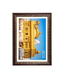 Gurudwara Gurudwara Golden Temple, Amritsar, Punjab  Photo Frame 10x14 Inch | Spiritual Wall decoration for Home & Office |  | Gift for Sikh Punjabi