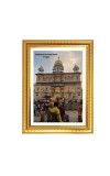 Gurudwara Gurudwara Gurdwara Sis Ganj Sahib Punjab  Photo Frame 10x14 Inch | Spiritual Wall decoration for Home & Office |  | Gift for Sikh Punjabi
