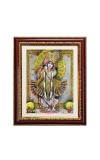 Muralidhara Photo Frame  10x14 Inches-Brown Wooden Frame for Home , Office & Temple Decoration and Gifting