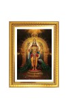 Lord Murugan Photo Frame  10x14 Inches-Brown Wooden Frame for Home , Office & Temple Decoration and Gifting