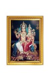 Swarnakarshana Bhairava  Photo Frame  10x14 Inches-Brown Wooden Frame for Home , Office & Temple Decoration and Gifting