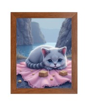 AI Funny AI Funny Cute Cat Art Picture for Kids Art Picture for Kids - 10x14 inches, Brown Color - Perfect Wall Decor for Children's Room AI Funny AI Funny Cute Cat Art Picture for Kids Art Picture for Kids - 10x14 inches, Brown Color - Perfect Wall Decor for Children's Room