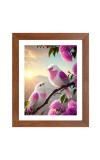 AI Funny AI Funny Cute Birds Art Picture for Kids Art Picture for Kids - 10x14 inches, Brown Color - Perfect Wall Decor for Children's Room