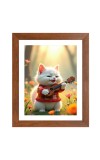 AI Funny AI Funny Cute Cat Art Picture for Kids Art Picture for Kids - 10x14 inches, Brown Color - Perfect Wall Decor for Children's Room AI Funny AI Funny Cute Cat Art Picture for Kids Art Picture for Kids - 10x14 inches, Brown Color - Perfect Wall Decor for Children's Room