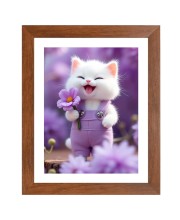 AI Funny AI Funny Cute Cat Art Picture for Kids Art Picture for Kids - 10x14 inches, Brown Color - Perfect Wall Decor for Children's Room AI Funny AI Funny Cute Cat Art Picture for Kids Art Picture for Kids - 10x14 inches, Brown Color - Perfect Wall Decor for Children's Room