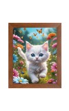 AI Funny AI Funny Cute Cat Art Picture for Kids Art Picture for Kids - 10x14 inches, Brown Color - Perfect Wall Decor for Children's Room AI Funny AI Funny Cute Cat Art Picture for Kids Art Picture for Kids - 10x14 inches, Brown Color - Perfect Wall Decor for Children's Room