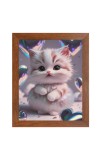 AI Funny AI Funny Cute Cat Art Picture for Kids Art Picture for Kids - 10x14 inches, Brown Color - Perfect Wall Decor for Children's Room AI Funny AI Funny Cute Cat Art Picture for Kids Art Picture for Kids - 10x14 inches, Brown Color - Perfect Wall Decor for Children's Room