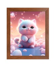 AI Funny AI Funny Cute Cat Art Picture for Kids Art Picture for Kids - 10x14 inches, Brown Color - Perfect Wall Decor for Children's Room AI Funny AI Funny Cute Cat Art Picture for Kids Art Picture for Kids - 10x14 inches, Brown Color - Perfect Wall Decor for Children's Room