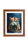 AI Funny AI Funny Cute Cat Art Picture for Kids Art Picture for Kids - 10x14 inches, Brown Color - Perfect Wall Decor for Children's Room AI Funny AI Funny Cute Cat Art Picture for Kids Art Picture for Kids - 10x14 inches, Brown Color - Perfect Wall Decor for Children's Room