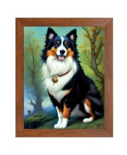 AI Funny AI Funny Cute Dog Art Picture for Kids Art Picture for Kids - 10x14 inches, Brown Color - Perfect Wall Decor for Children's Room