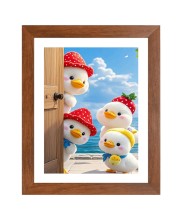 AI Funny AI Funny Cute Duck Art Picture for Kids Art Picture for Kids - 10x14 inches, Brown Color - Perfect Wall Decor for Children's Room AI Funny AI Funny Cute Duck Art Picture for Kids Art Picture for Kids - 10x14 inches, Brown Color - Perfect Wall Decor for Children's Room