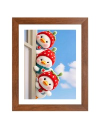 AI Funny AI Funny Cute Duck Art Picture for Kids Art Picture for Kids - 10x14 inches, Brown Color - Perfect Wall Decor for Children's Room