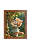 AI Funny AI Funny Cute Kitty Cat Art Picture for Kids Art Picture for Kids - 10x14 inches, Brown Color - Perfect Wall Decor for Children's Room AI Funny AI Funny Cute Kitty Cat Art Picture for Kids Art Picture for Kids - 10x14 inches, Brown Color - Perfect Wall Decor for Children's Room