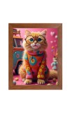 AI Funny AI Funny Cute Kitty Cat Art Picture for Kids Art Picture for Kids - 10x14 inches, Brown Color - Perfect Wall Decor for Children's Room AI Funny AI Funny Cute Kitty Cat Art Picture for Kids Art Picture for Kids - 10x14 inches, Brown Color - Perfect Wall Decor for Children's Room