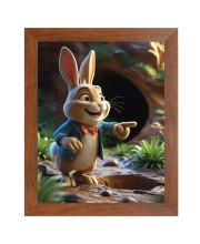 AI Funny AI Funny Squirrel  Art Picture for Kids Art Picture for Kids - 10x14 inches, Brown Color - Perfect Wall Decor for Children's Room