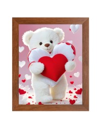 AI Funny AI Funny Teddy Bear Art Picture for Kids Art Picture for Kids - 10x14 inches, Brown Color - Perfect Wall Decor for Children's Room