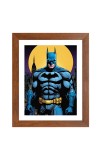 AI Funny AI Funny The Batman Art Picture for Kids Art Picture for Kids - 10x14 inches, Brown Color - Perfect Wall Decor for Children's Room