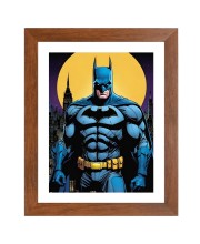 AI Funny AI Funny The Batman Art Picture for Kids Art Picture for Kids - 10x14 inches, Brown Color - Perfect Wall Decor for Children's Room