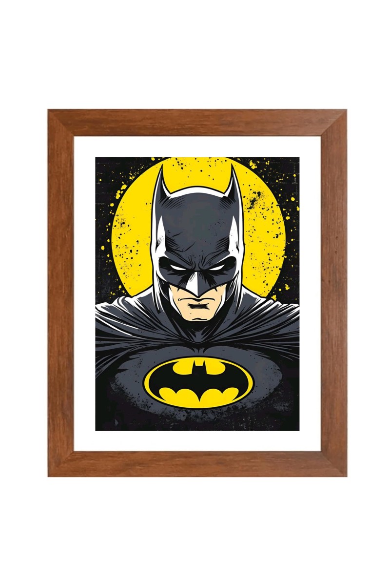 AI Funny AI Funny The Batman Art Picture for Kids Art Picture for Kids - 10x14 inches, Brown Color - Perfect Wall Decor for Children's Room