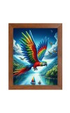 AI Funny AI Funny Bird Art Picture for Kids Art Picture for Kids - 10x14 inches, Brown Color - Perfect Wall Decor for Children's Room