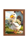 AI Funny AI Funny Cute Duck Art Picture for Kids Art Picture for Kids - 10x14 inches, Brown Color - Perfect Wall Decor for Children's Room AI Funny AI Funny Cute Duck Art Picture for Kids Art Picture for Kids - 10x14 inches, Brown Color - Perfect Wall Decor for Children's Room