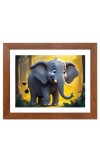AI Funny AI Funny Cute Elephant Art Picture for Kids Art Picture for Kids - 10x14 inches, Brown Color - Perfect Wall Decor for Children's Room AI Funny AI Funny Cute Elephant Art Picture for Kids Art Picture for Kids - 10x14 inches, Brown Color - Perfect Wall Decor for Children's Room