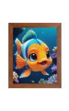 AI Funny AI Funny Cute Fish Art Picture for Kids Art Picture for Kids - 10x14 inches, Brown Color - Perfect Wall Decor for Children's Room AI Funny AI Funny Cute Fish Art Picture for Kids Art Picture for Kids - 10x14 inches, Brown Color - Perfect Wall Decor for Children's Room