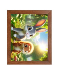 AI Funny AI Funny Cute Squirrel  Art Picture for Kids Art Picture for Kids - 10x14 inches, Brown Color - Perfect Wall Decor for Children's Room