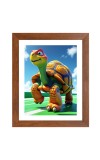 AI Funny AI Funny Cute Tortoise Art Picture for Kids Art Picture for Kids - 10x14 inches, Brown Color - Perfect Wall Decor for Children's Room AI Funny AI Funny Cute Tortoise Art Picture for Kids Art Picture for Kids - 10x14 inches, Brown Color - Perfect Wall Decor for Children's Room