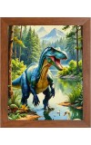 AI Funny AI Funny Dinosaurs Art Picture for Kids Art Picture for Kids - 10x14 inches, Brown Color - Perfect Wall Decor for Children's Room AI Funny AI Funny Dinosaurs Art Picture for Kids Art Picture for Kids - 10x14 inches, Brown Color - Perfect Wall Decor for Children's Room