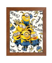 AI Funny AI Funny Cute Minions  Art Picture for Kids Art Picture for Kids - 10x14 inches, Brown Color - Perfect Wall Decor for Children's Room