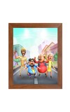 AI Funny AI Funny Motu patlu  Art Picture for Kids Art Picture for Kids - 10x14 inches, Brown Color - Perfect Wall Decor for Children's Room
