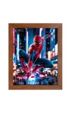 AI Funny AI Funny Spiderman  Art Picture for Kids Art Picture for Kids - 10x14 inches, Brown Color - Perfect Wall Decor for Children's Room