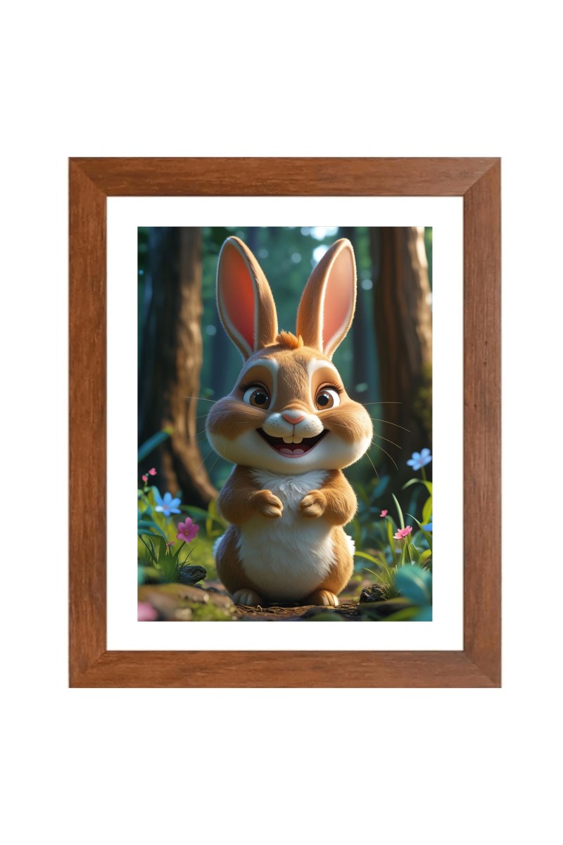 AI Funny AI Funny Squirrel  Art Picture for Kids Art Picture for Kids - 10x14 inches, Brown Color - Perfect Wall Decor for Children's Room